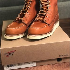 NWT Red Wing 8 ichn Moc boots in Oro size  7 1/2